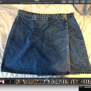 ASOS Jean Wrap Skirt US Size 12